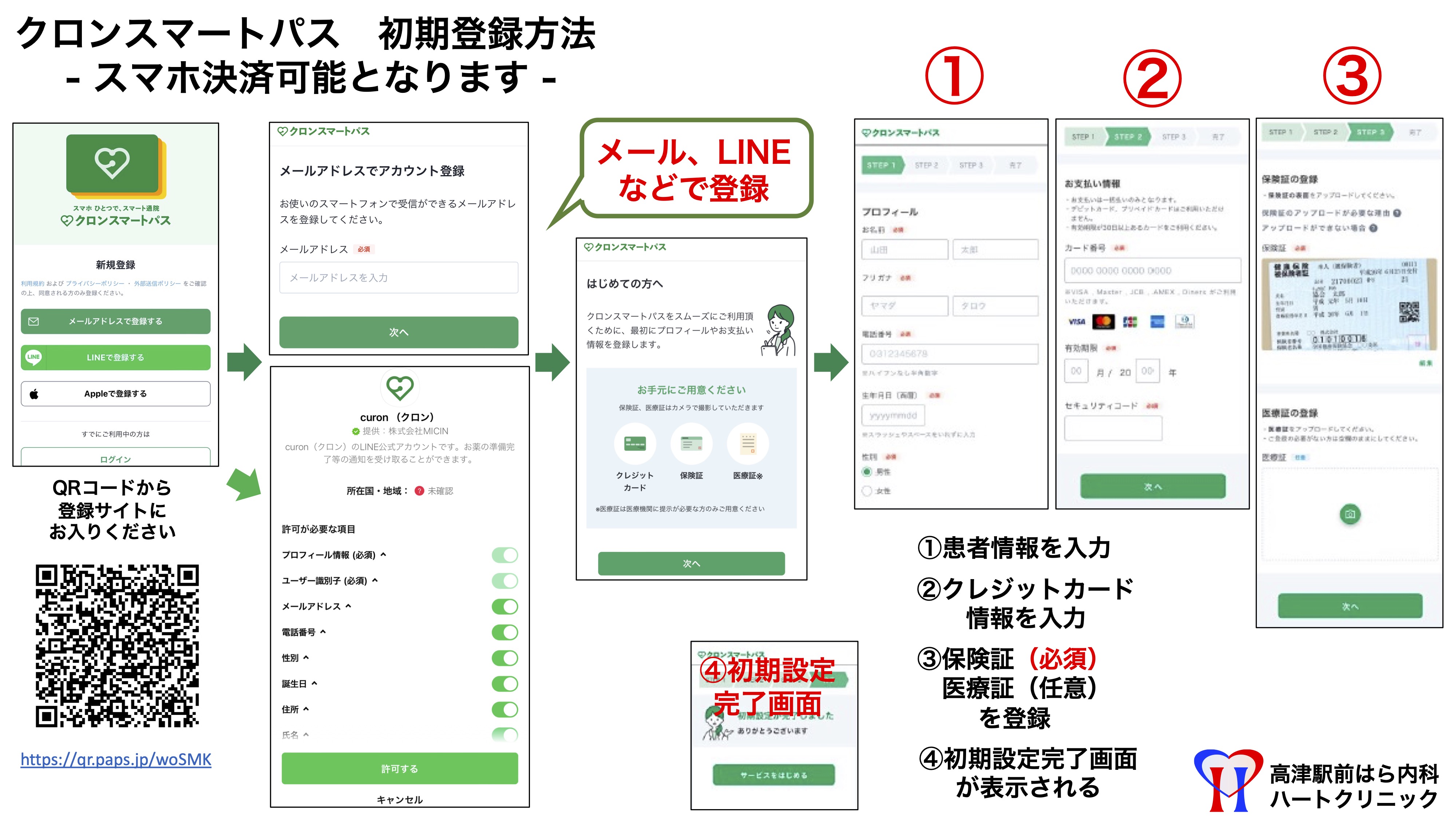 スマホ決済ができるようになりました -院内の滞在時間を短縮できます